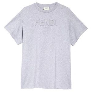 Fendi embossed t shirt